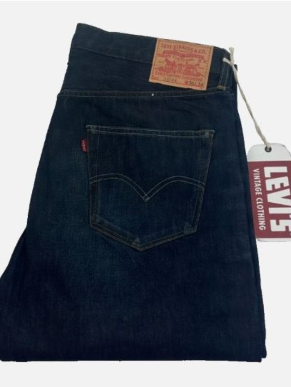 Levi's 501XX LVC W36 L34 Vintage Clothing Selvedge Men's Jeans Blue Denim Cotton